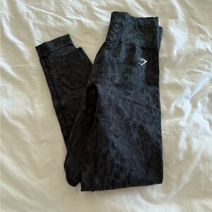 Gymshark Black Textured Leggings